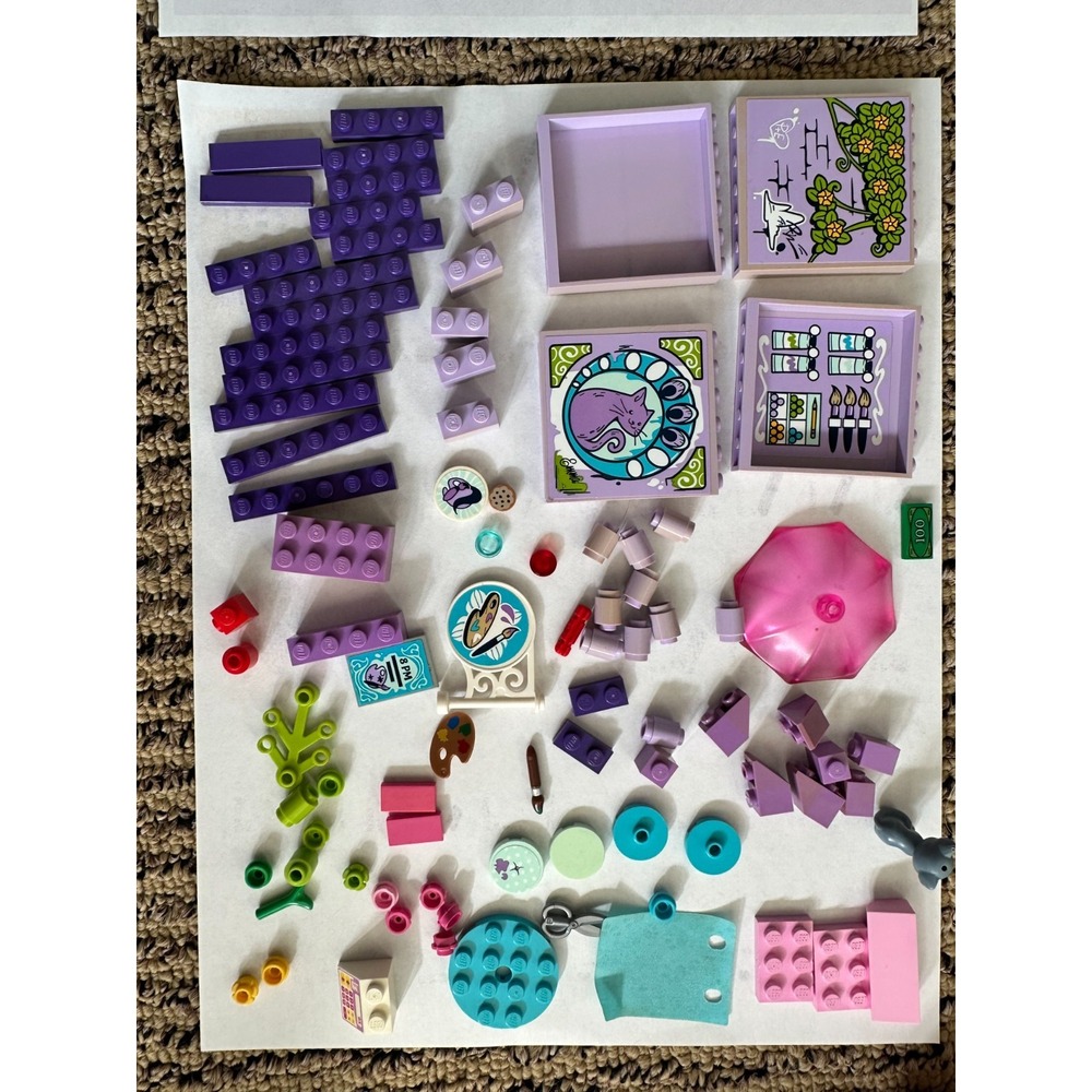 LEGO FRIENDS: Emma's Art Studio (41365) Partial Set Figurines Included - Picture 2 of 6